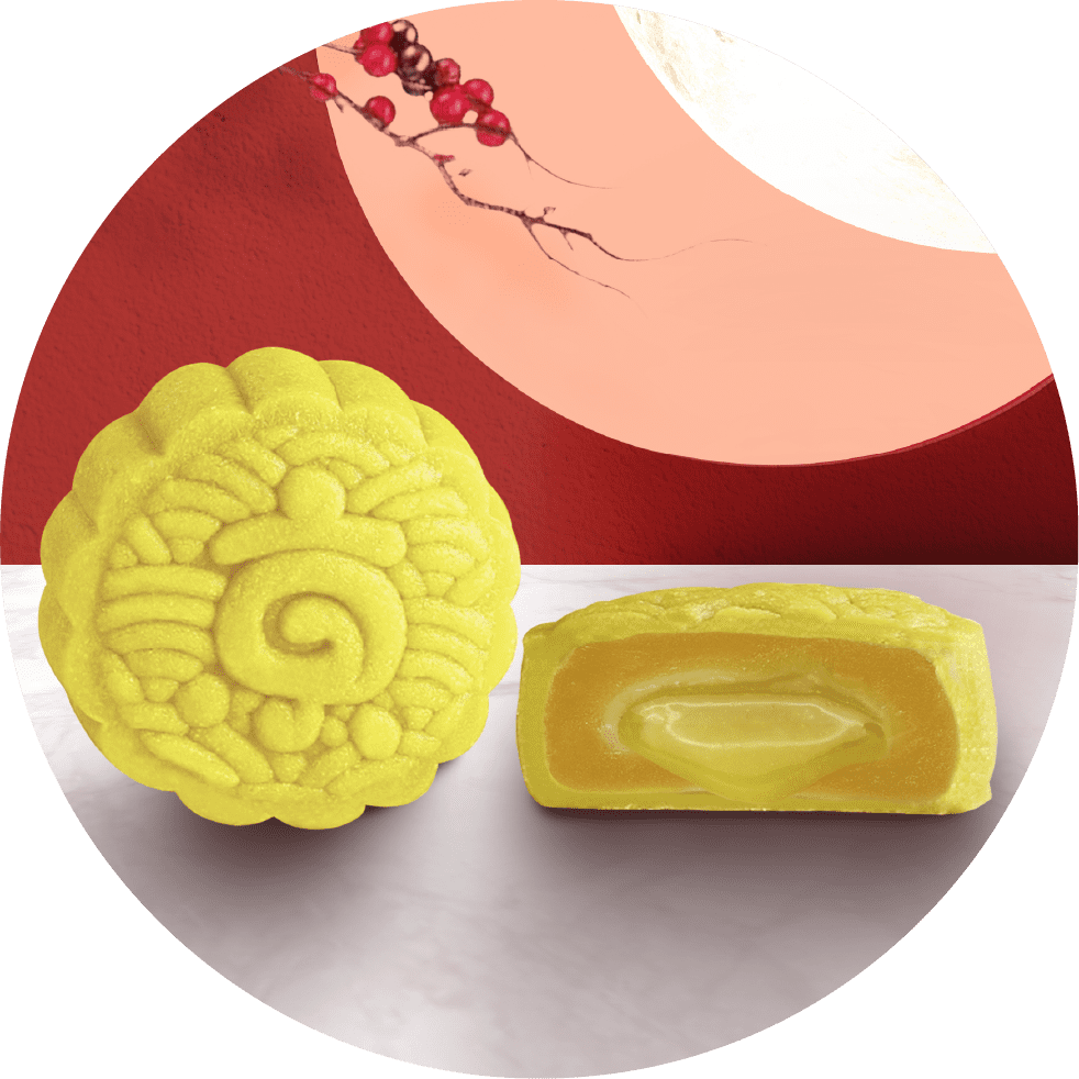 2-Michelin Star Collaboration Mooncake Durian Lava